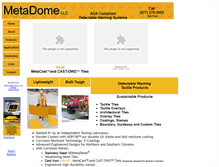 Tablet Screenshot of metadome.com